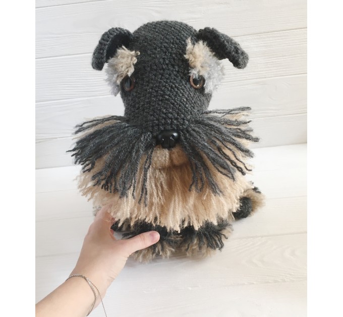 Schnauzer stuffed animal
