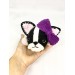 Stuffed boston terrier dog