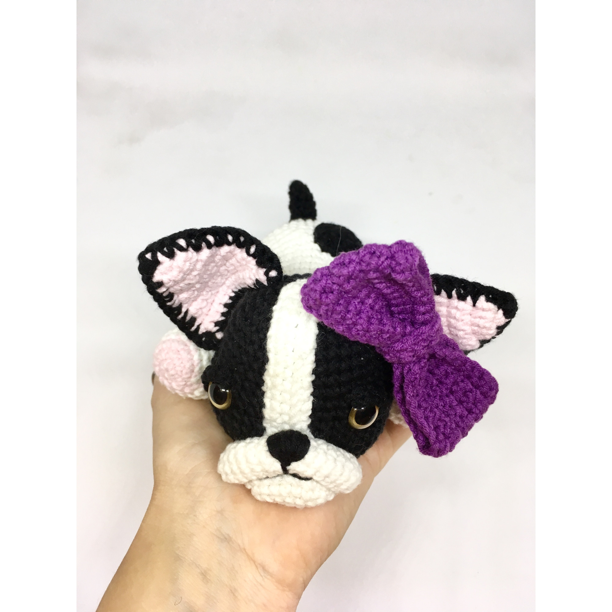 HUGS IDEA Kosmetiktasche Mit Boston Terrier-Muster, Ca. 21,5 X 14,5 X 6,5 Cm – Wasserabweisend, Mit Griff & Reißverschluss
