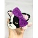 Stuffed boston terrier dog