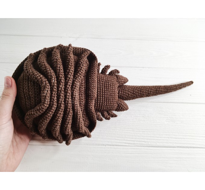 Stuffed horseshoe crab toy