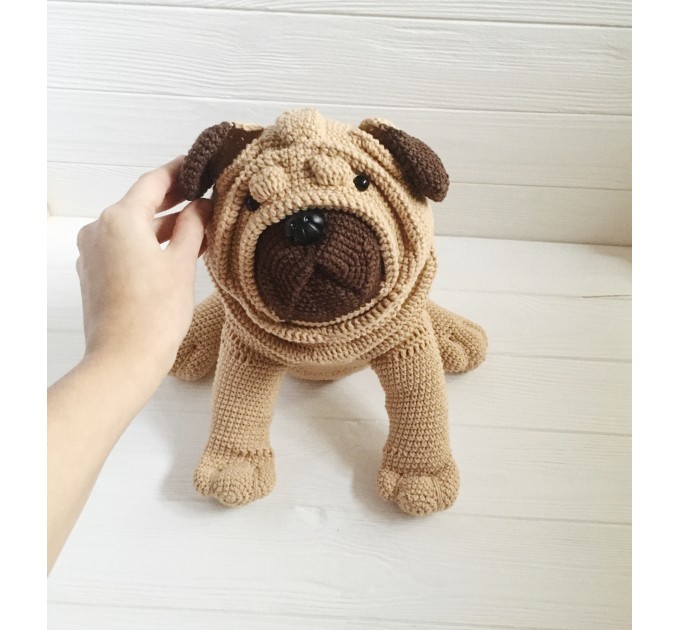 Pug dog stuffed animal