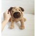 Pug dog stuffed animal