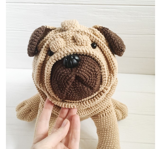 Pug dog stuffed animal