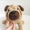 Pug dog stuffed animal