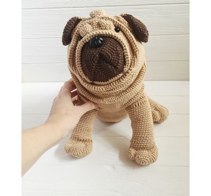 Pug dog stuffed animal