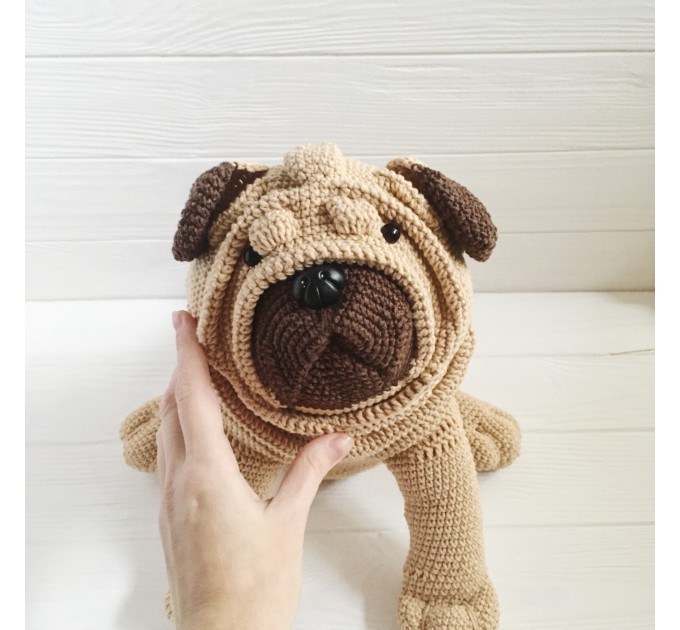 Pug dog stuffed animal