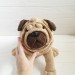 Pug dog stuffed animal