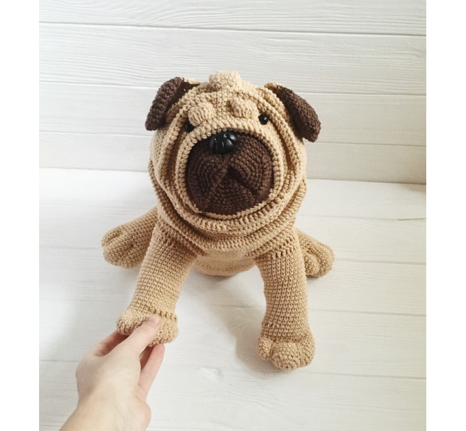 Pug dog stuffed animal