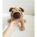 Pug dog stuffed animal