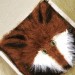 Crochet fox scarf