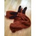 Crochet fox scarf
