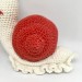 Stuffed snail toy big