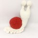 Stuffed snail toy big