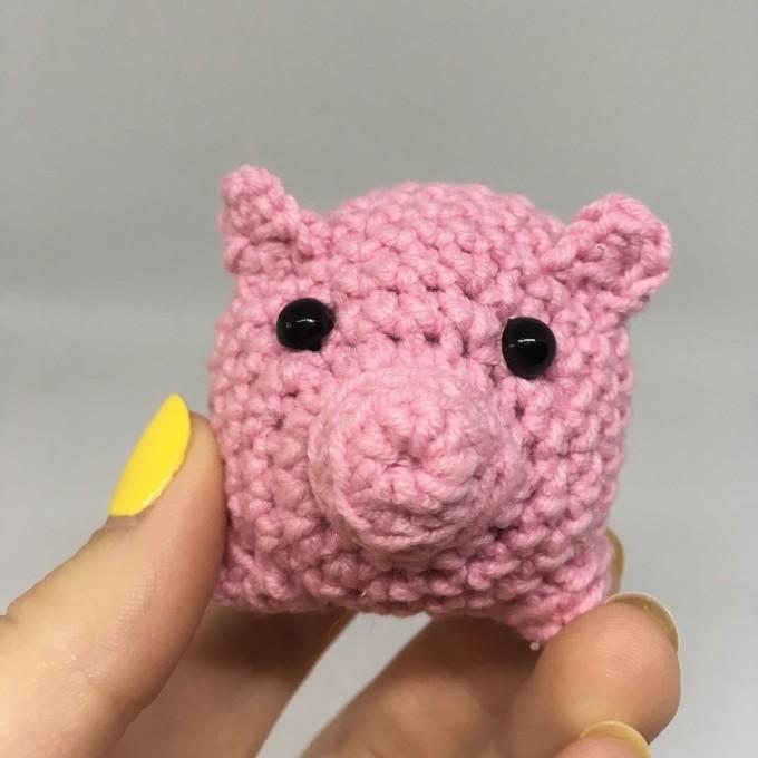 cute pink pig toy