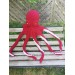 plush giant octopus red