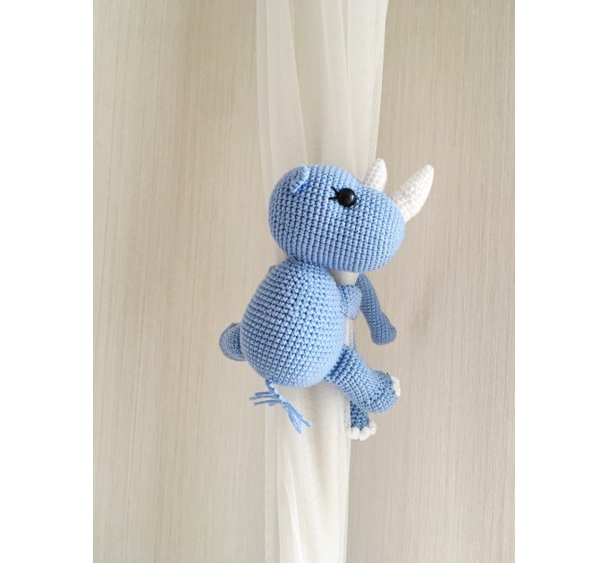Rhinoceros curtain tieback