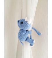 Rhinoceros curtain tieback