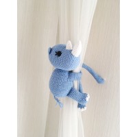 Rhinoceros curtain tieback