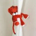 Tiger curtain tieback
