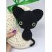 plush witch cat toy