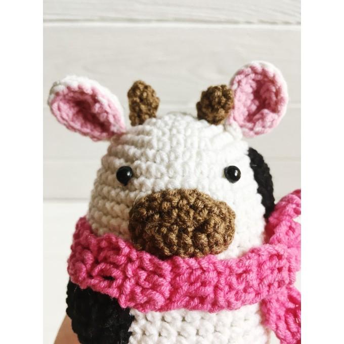 cute cow with scarf