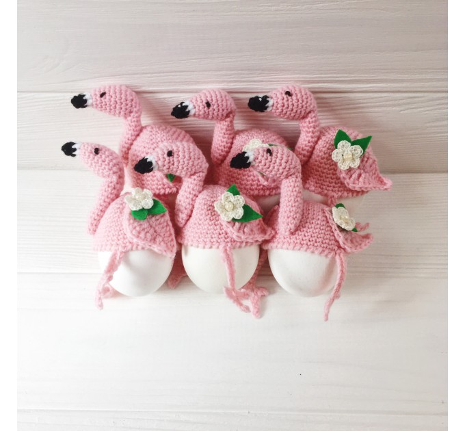 Egg cover flamingo
