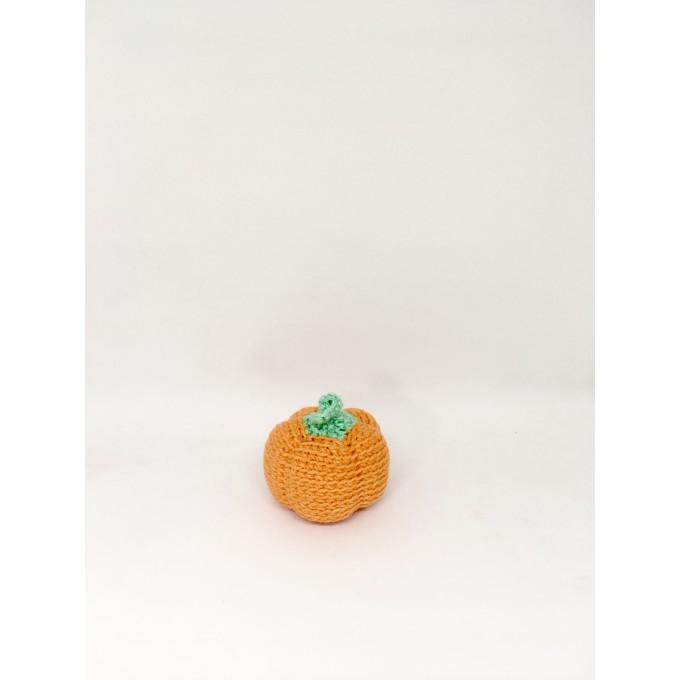 orange crochet pumpkins