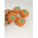 Amigurumi orange pumpkin