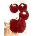 crochet red pumpkin