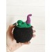 Stuffed witch cauldron