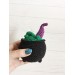 Stuffed witch cauldron