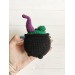 Stuffed witch cauldron