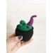 Stuffed witch cauldron