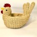 hen egg basket