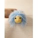 stuffed blue and yellow caterpillar