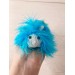 blue and white caterpillar plush