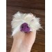 purple stuffed caterpillar toy