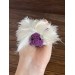 purple stuffed caterpillar toy