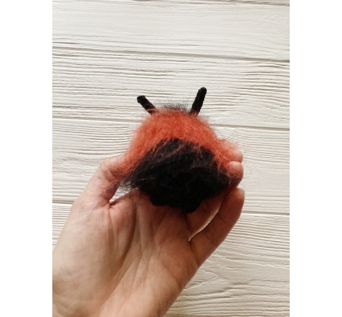 Amigurumi woolly bear caterpillar