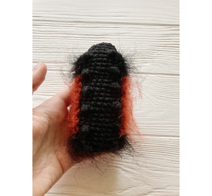 Amigurumi woolly bear caterpillar