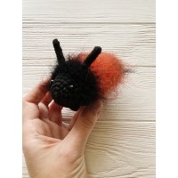 Amigurumi woolly bear caterpillar