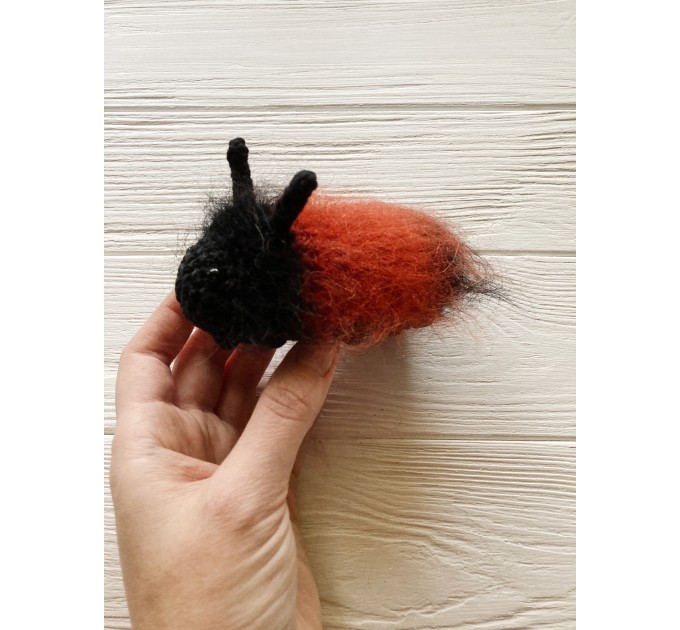 Amigurumi woolly bear caterpillar