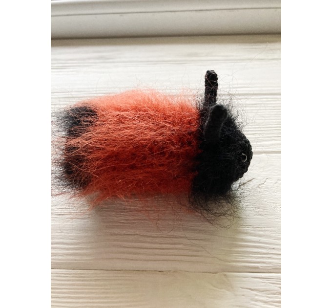 Amigurumi woolly bear caterpillar