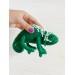green chameleon toy
