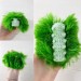 Amigurumi green caterpillar