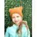 crochet fox hat