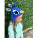 weird hat peacock 