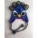 peacock crochet hat