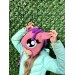 Crochet pony hat